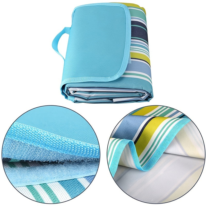 Large 80 x 60 Outdoor Picnic Mat Sand Proof Waterproof Portable Beach Mat