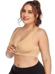 Zip Up Full Coverage Sports Bra