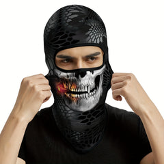 Skeleton Ghost Face Mask for Halloween Cosplay