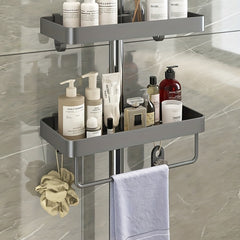 Shower Caddy Rod Holder Bathroom Organizer