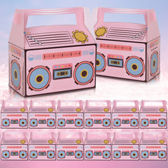 24pcs Music Radio Boomboxes Retro Radio Table Decorations