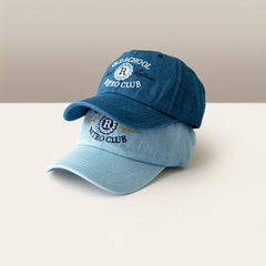 Unisex Adjustable Baseball Cap w/ Letter Embroidery for Sport