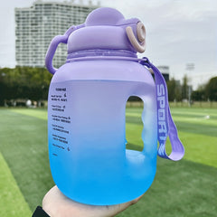 1600ml Large Capacity Bucket Bottle Portable Water Cup For Outdoor Sports