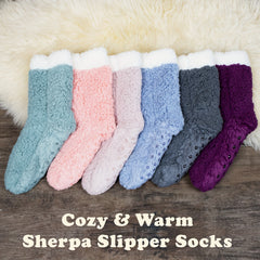 Cozy Fuzzy Slipper Socks for Women