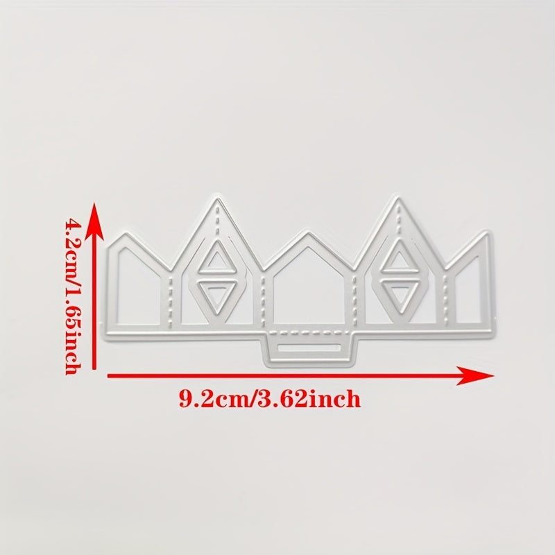 Triangular Flower Metal Cutting Dies for Scrapbooking DIY Cards Stencil