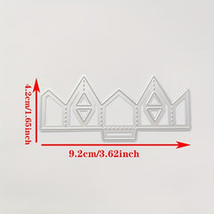 Triangular Flower Metal Cutting Dies for Scrapbooking DIY Cards Stencil