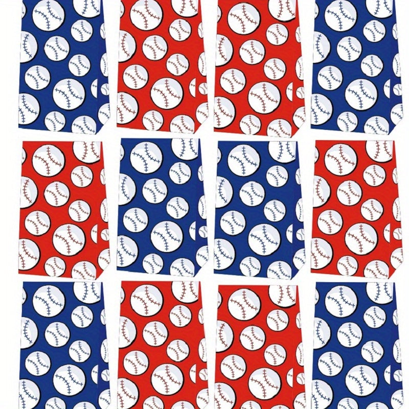 Baseball Pattern Decorations Party Goody Bags