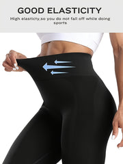 2pcs High Waisted Sports Leggings Soft Tummy Control Yoga Pants
