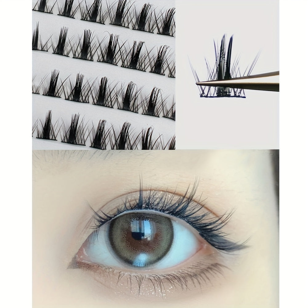 126 Clusters Mega Volume C Curl Eyelashes for DIY Extensions