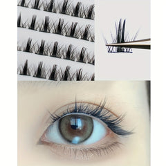126 Clusters Mega Volume C Curl Eyelashes for DIY Extensions