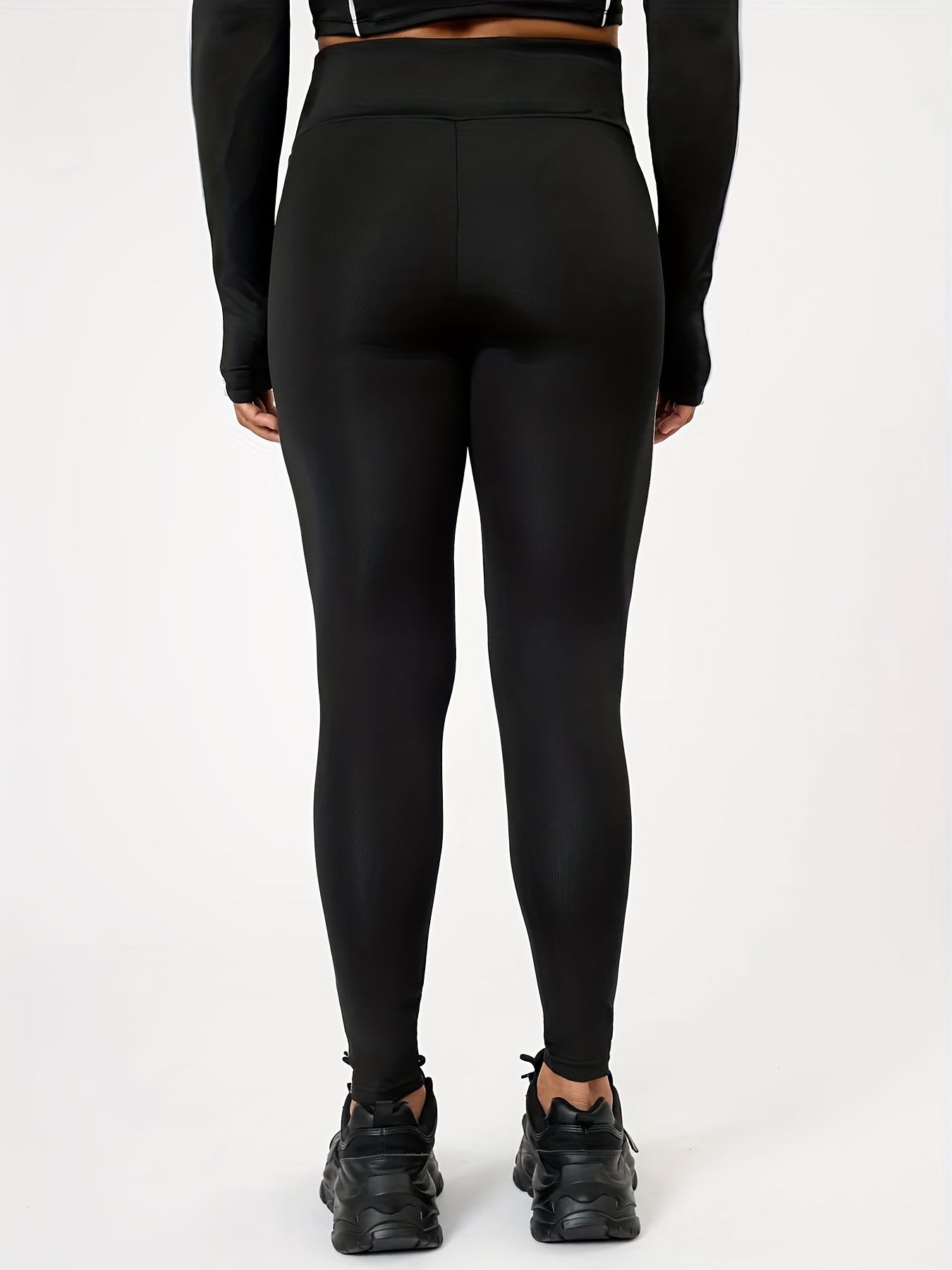 Women's Side Striped Yoga Leggings Moisture Wicking Outwear Sports Pants