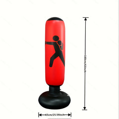 Inflatable Punching Bag Boxing Tumbler Toy Fitness Sandbag
