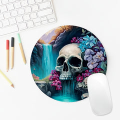 Leafy Skull Gaming Mouse Pad Waterproof and Comfortable