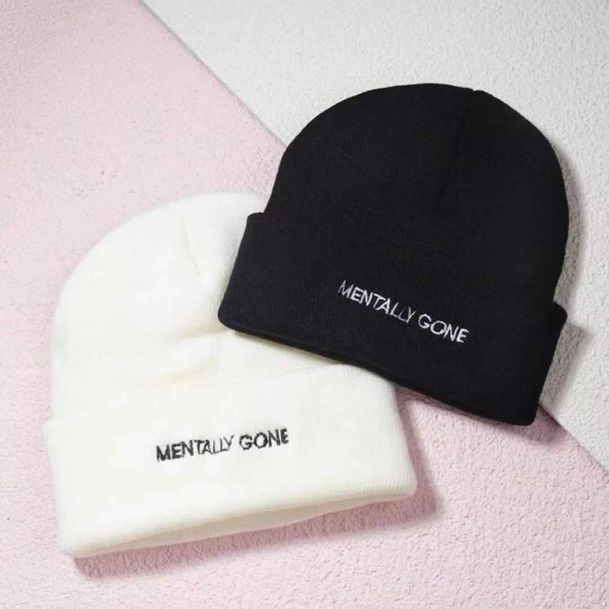 MENTALLY GONE & Beanie For Men Women Unisex Christmas For Her
