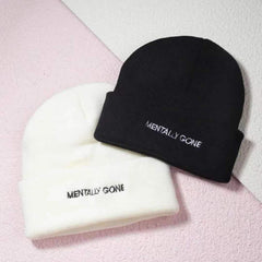 MENTALLY GONE & Beanie For Men Women Unisex Christmas For Her