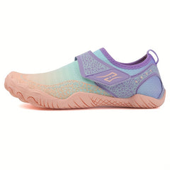 Quick Drying Women's Water Shoes Ombre Gradient