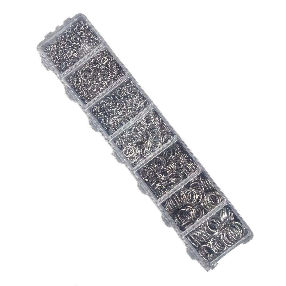 1450 PCs Open Jump Rings 3mm 10mm Jewelry Making Hand Craft