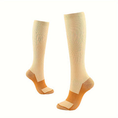 Compression Socks Outdoor Sports Fitness Running Yoga Mid calf Socks