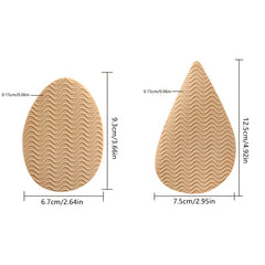 2Pcs High Heels Shoes Mat, Non Slip Rubber Wear Resistant