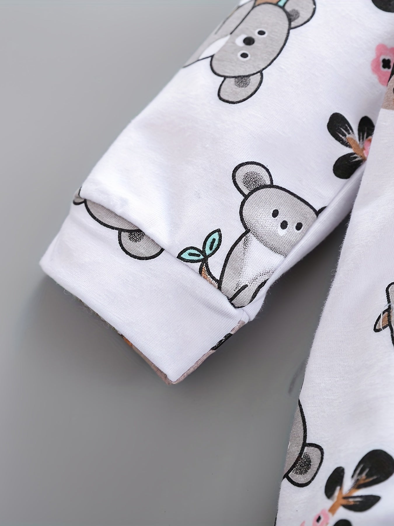 Baby's Koala Print Long Sleeve Bodysuit