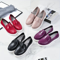 Waterproof Lightweight Rain Shoes Slip On Non Slip PVC Mama Shoes