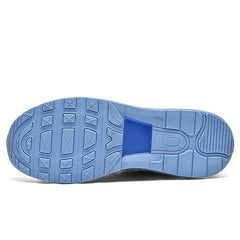 Men's Breathable Lace up Running Shoes with Rotate Button