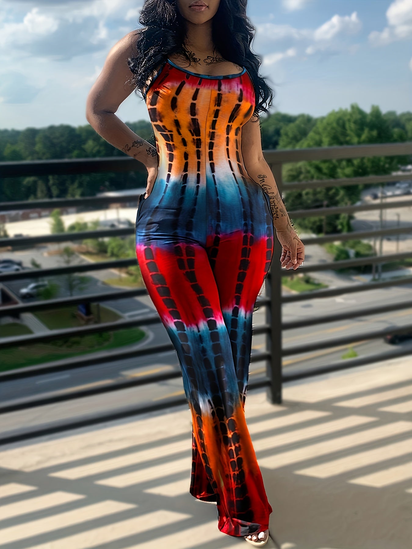 Sleeveless Cami Jumpsuit for Women