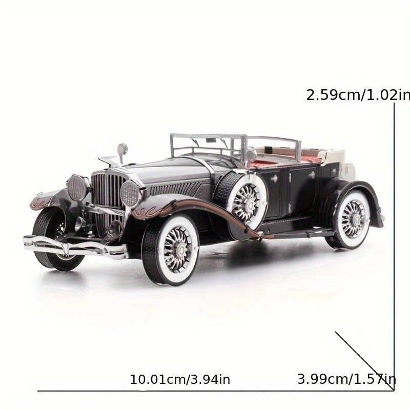Metal Assembly Model DIY Vintage Car Puzzle