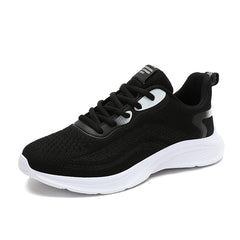 Thick Sole Shock Absorption Woven Running Shoes Lightweight Sport Shoes