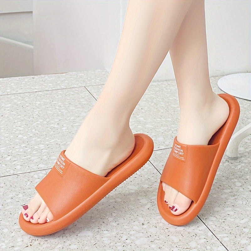 Waterproof Non slip Cloud Slides Slippers Letter Graphic Beach Slides