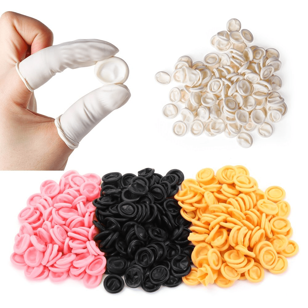 100g Disposable Non-slip Finger Cover Fingertips Protector Gloves