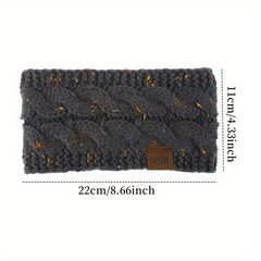 Winter Cable Knit Head Wrap Ear Warmers for Women
