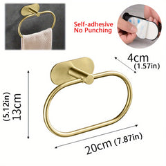 Self Adhesive Towels Rack Stainless Steel Towel Ring