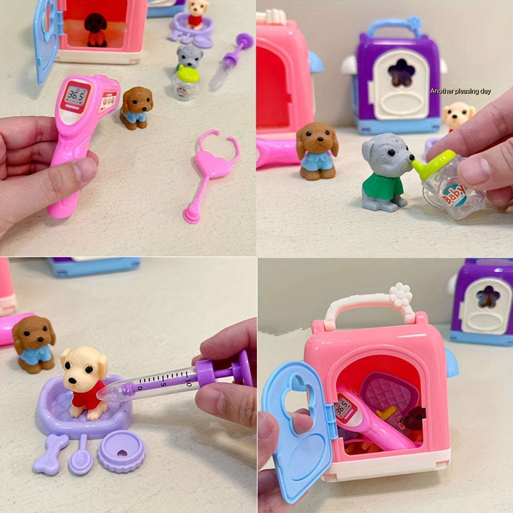 Dog Playset Toys Dog Figures for Boys Girls Birthday Gift