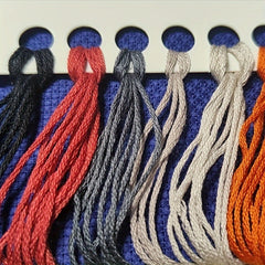 Cross Stitch Pumpkin Flower Garland DIY Embroidery Material Bag