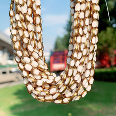 High Golden Crystal Bead Spacer Glass Beads Loose Beads DIY Bracelet