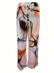 Men's Hippie Straight Pants Loose Casual Outdoor Trousers