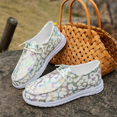 Women's Boat Shoes Comfort Lace Up Walking Slip On Sneakers