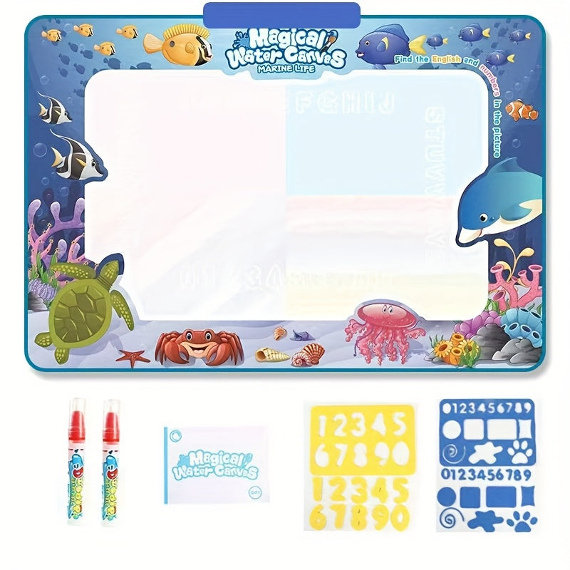 Reusable Magic Water Canvas Drawing Mat Portable Art Toy