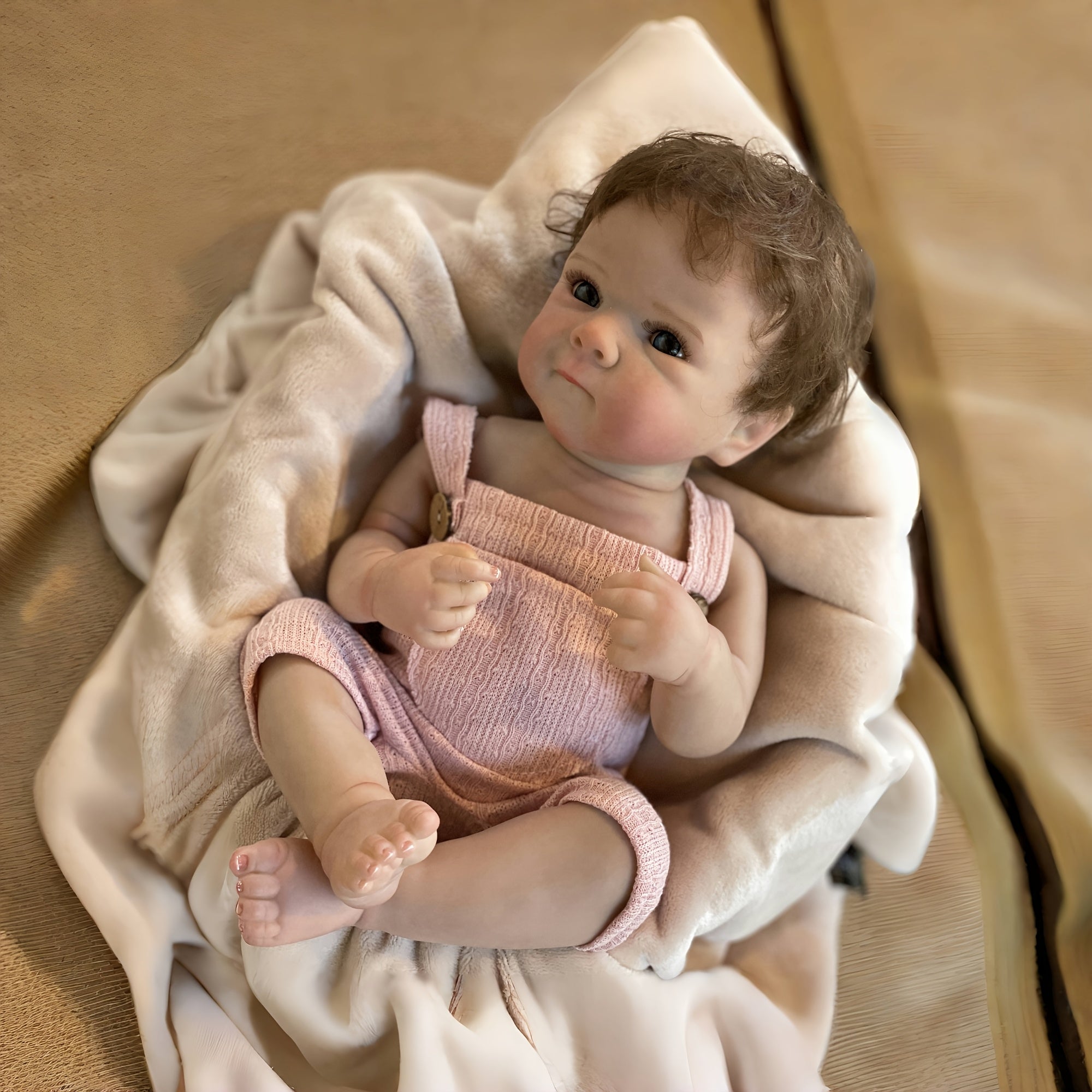 19" Realistic Vinyl Doll Named Bettie Bebe - Perfect Year's Present