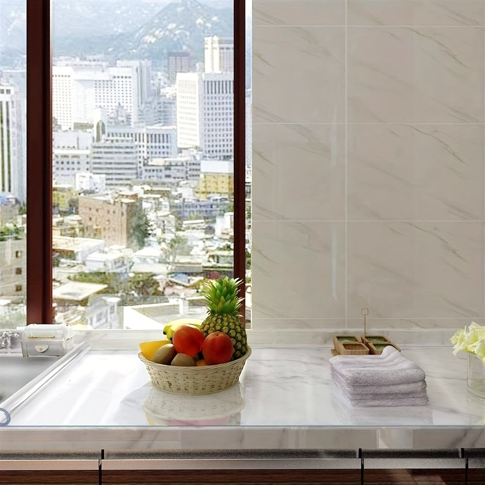 Clear Desk Cover Protector PVC Table Cloth Bedside Table Mat