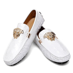 Women's Metal Decor Loafers Casual Slip-on Comfy Shoes