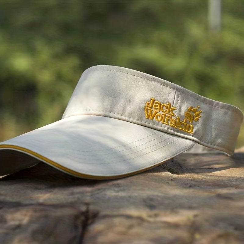 Embroidery Extended Brim Visor Hat for Women