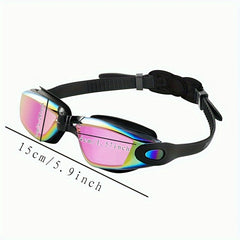 Kids Waterproof Adjustable Anti-fog Swimming Goggles