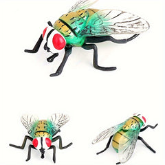 2pcs Simulation Insect Solid Animal Fly Model Cognitive Toy