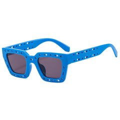 Hollow Cat Eye Frame Sunglasses Tinted Lens UV Protection