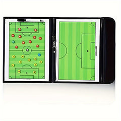 Football Coaching Board Soccer Ball Clipboard Portable Strategy Board