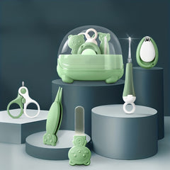 Baby Nail Clipper Set with Luminous Ear Spoon