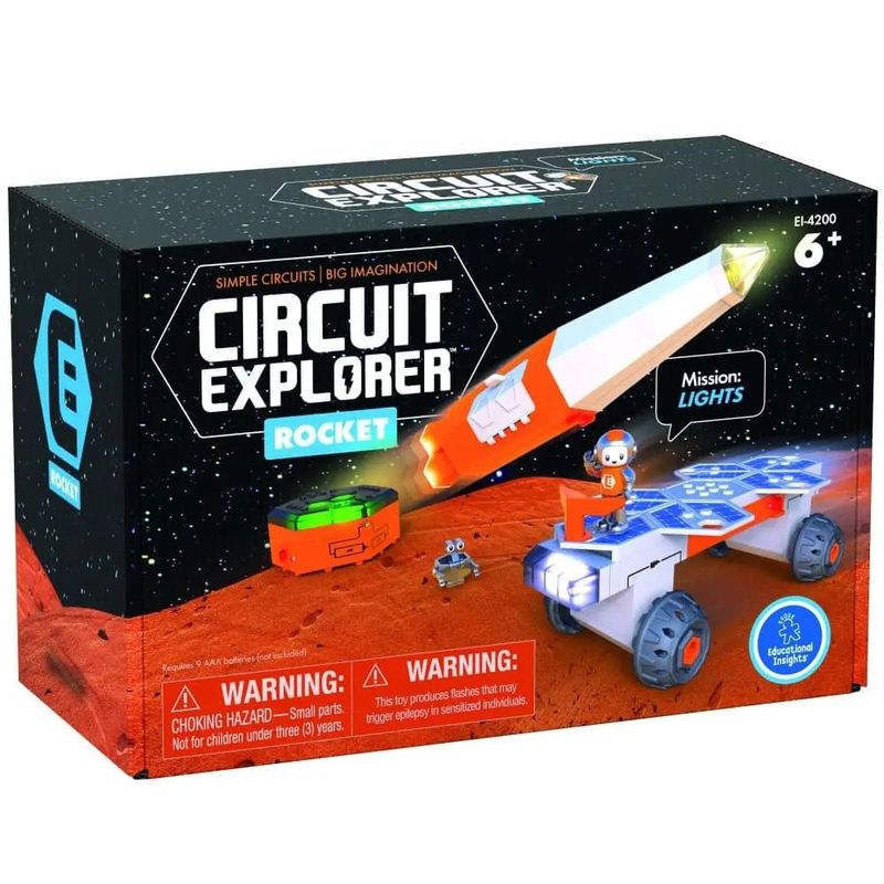 Circuit Explorer Rocket Light Up Building Kit Age 6