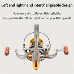 DC 1000 7000 Series Metal Spinning Reel 5 2 1 Gear Ratio Fishing Gear